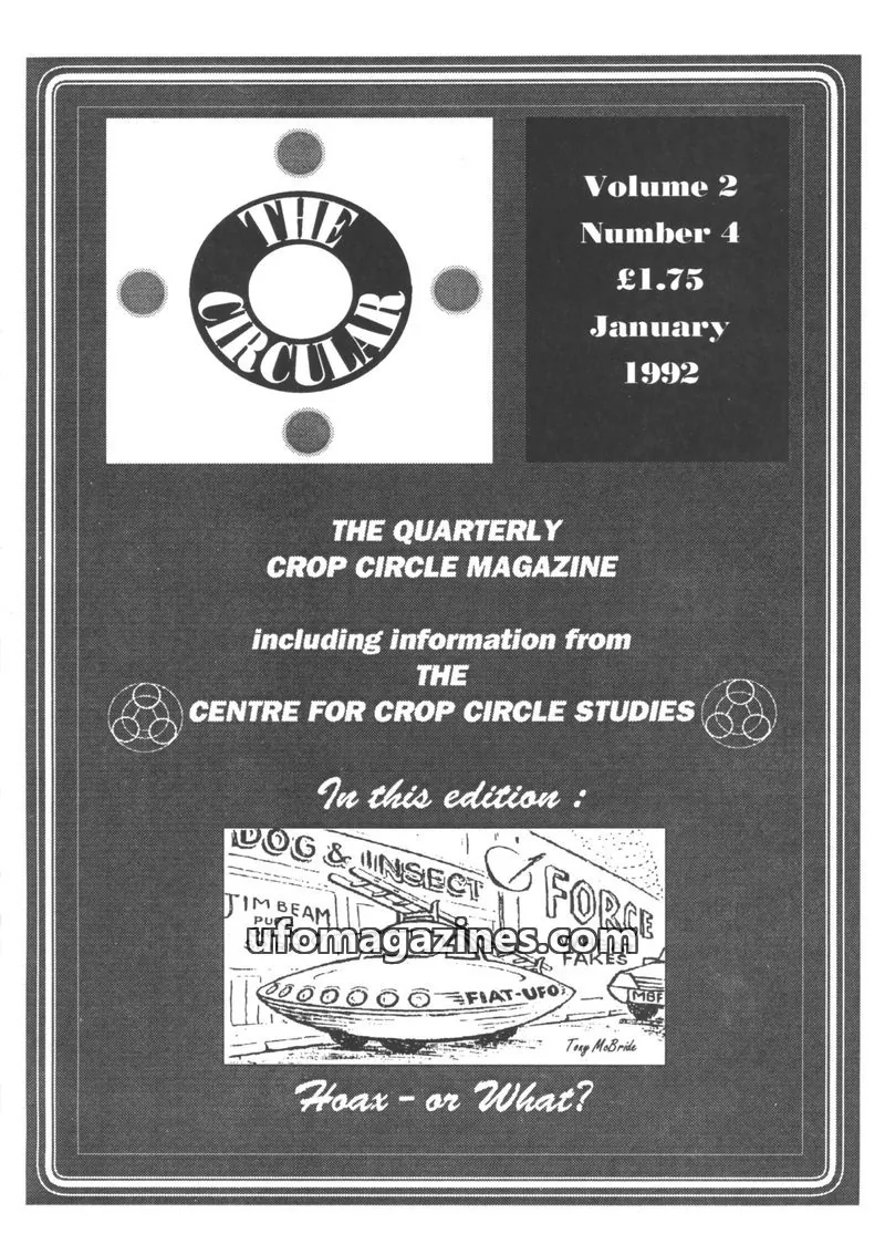Cover of Circular, The (Centre for Crop Circle Studies) issue Volume 2, Number 4: The Circular