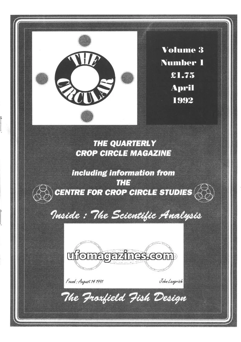 Cover of CCCS issue 1: The Circular