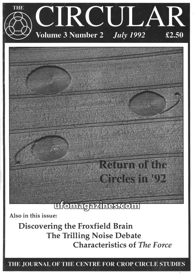 Cover of Circular, The (Centre for Crop Circle Studies) issue Volume 3 Number 2: THE CIRCULAR