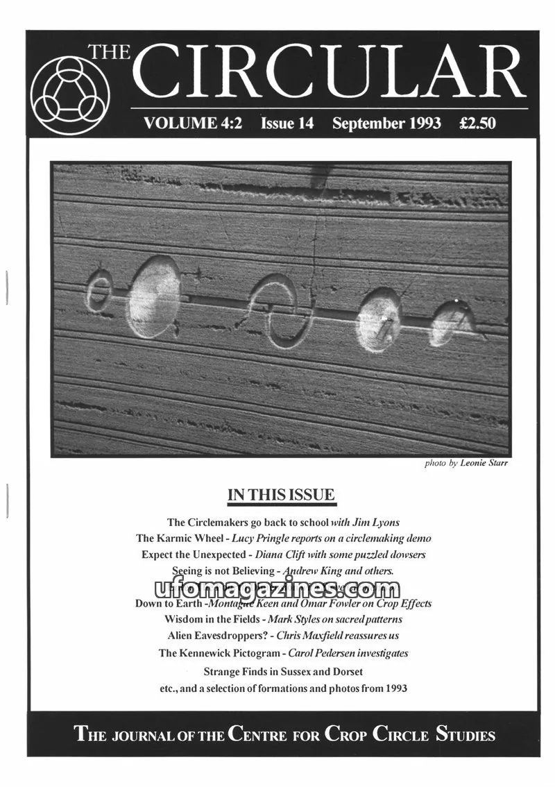 Cover of Circular, The (Centre for Crop Circle Studies) issue Issue 14: THE CIRCULAR