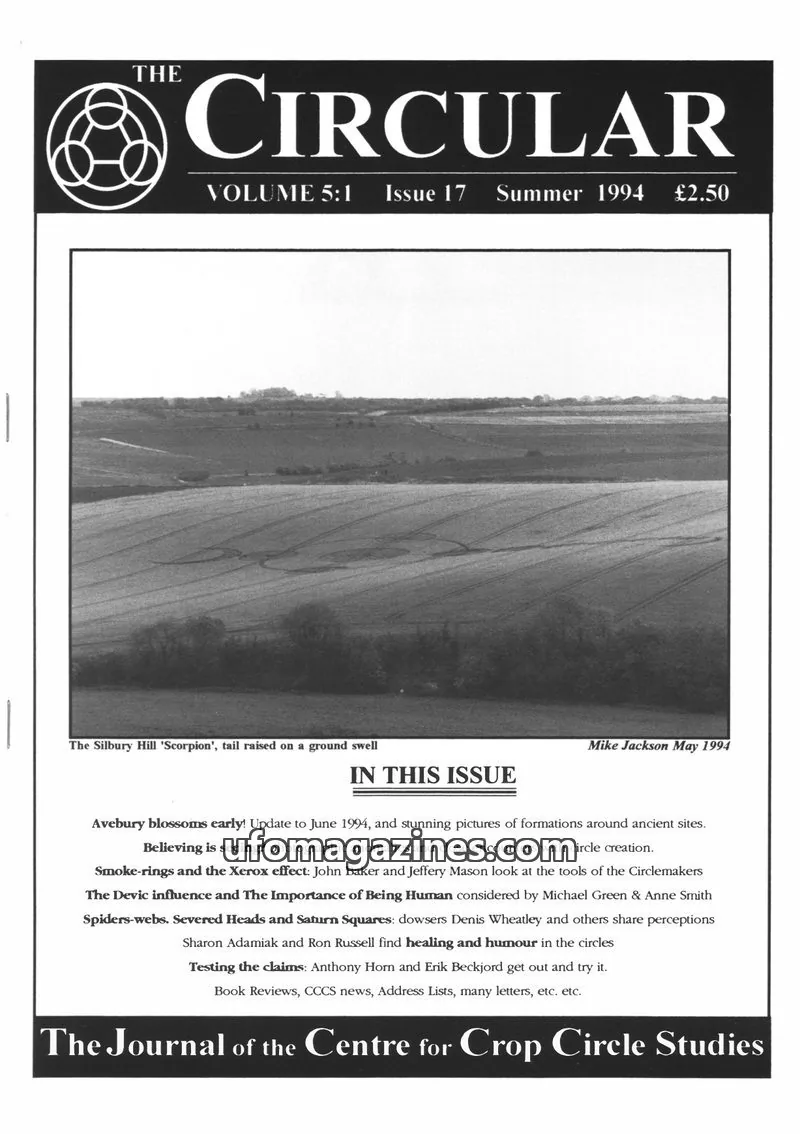 Cover of Circular, The (Centre for Crop Circle Studies) issue 17: The Circular