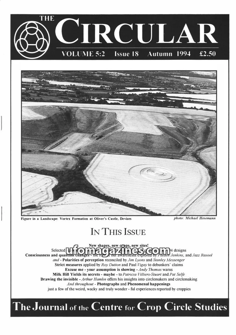 Cover of Circular, The (Centre for Crop Circle Studies) issue 18: THE CIRCULAR
