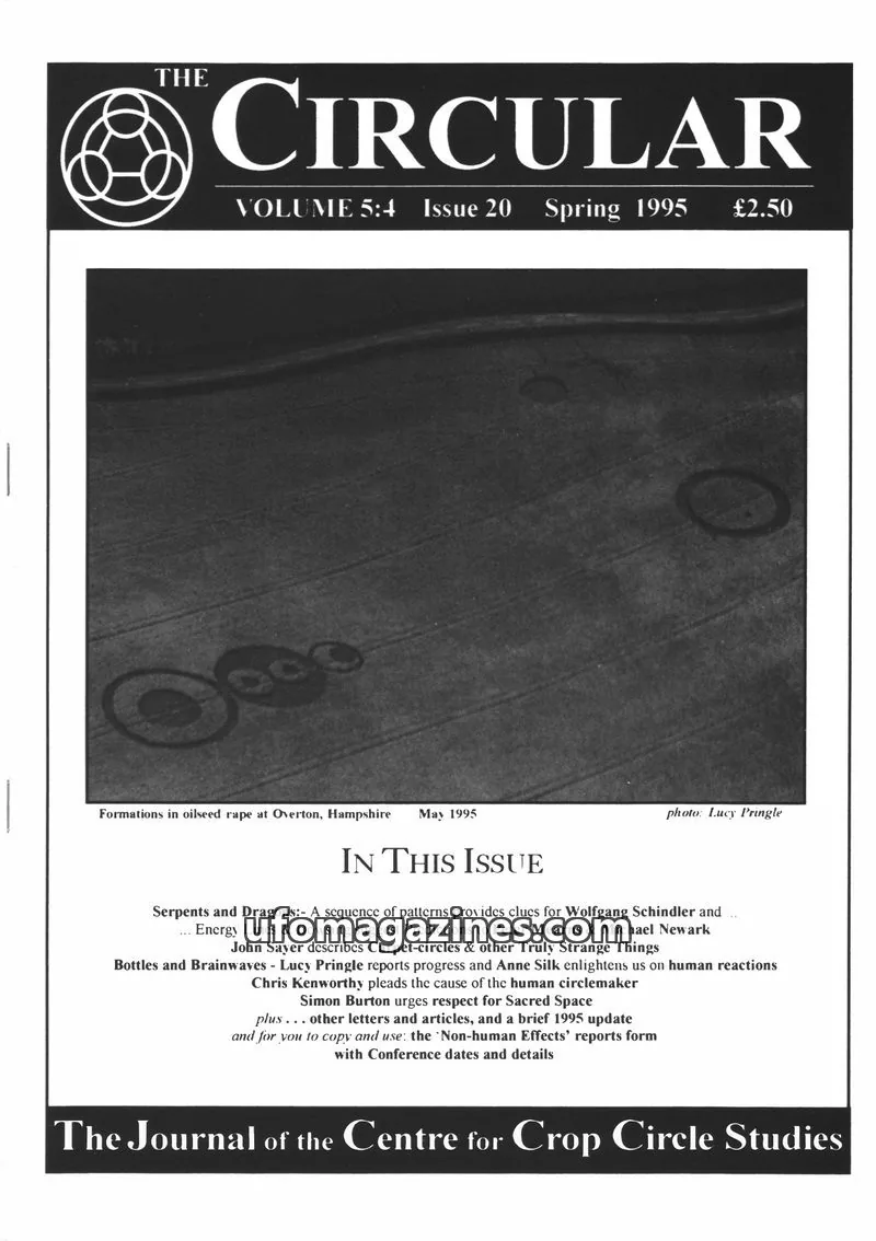 Cover of Circular, The (Centre for Crop Circle Studies) issue 20: THE CIRCULAR