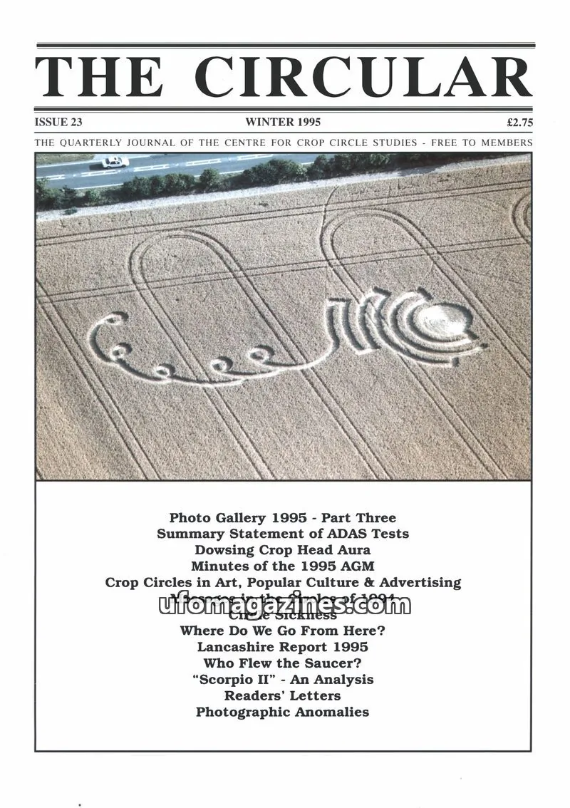 Cover of Circular, The (Centre for Crop Circle Studies) issue 23: THE CIRCULAR