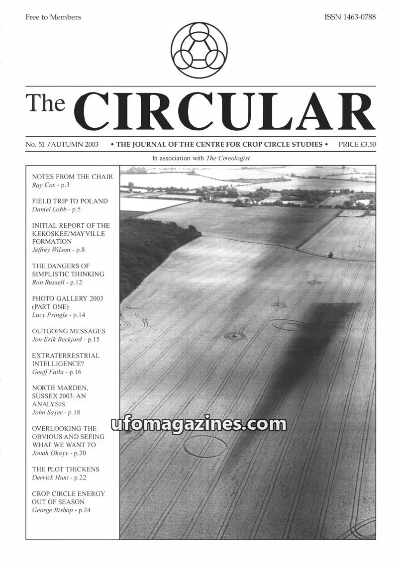 Cover of Circular, The (Centre for Crop Circle Studies) issue 51: The CIRCULAR