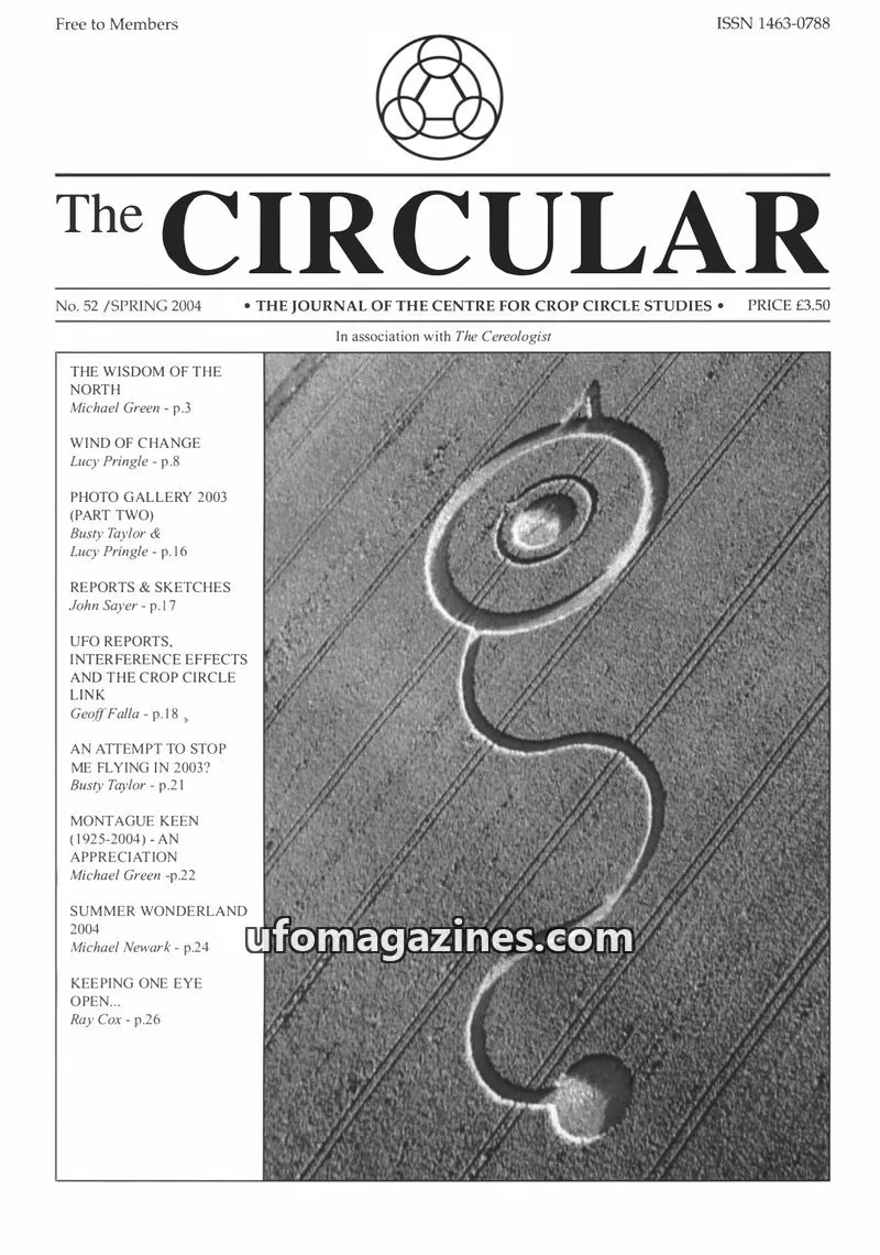 Cover of Circular, The (Centre for Crop Circle Studies) issue 52: The CIRCULAR