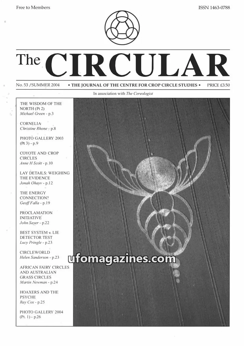 Cover of Circular, The (Centre for Crop Circle Studies) issue 53: The CIRCULAR