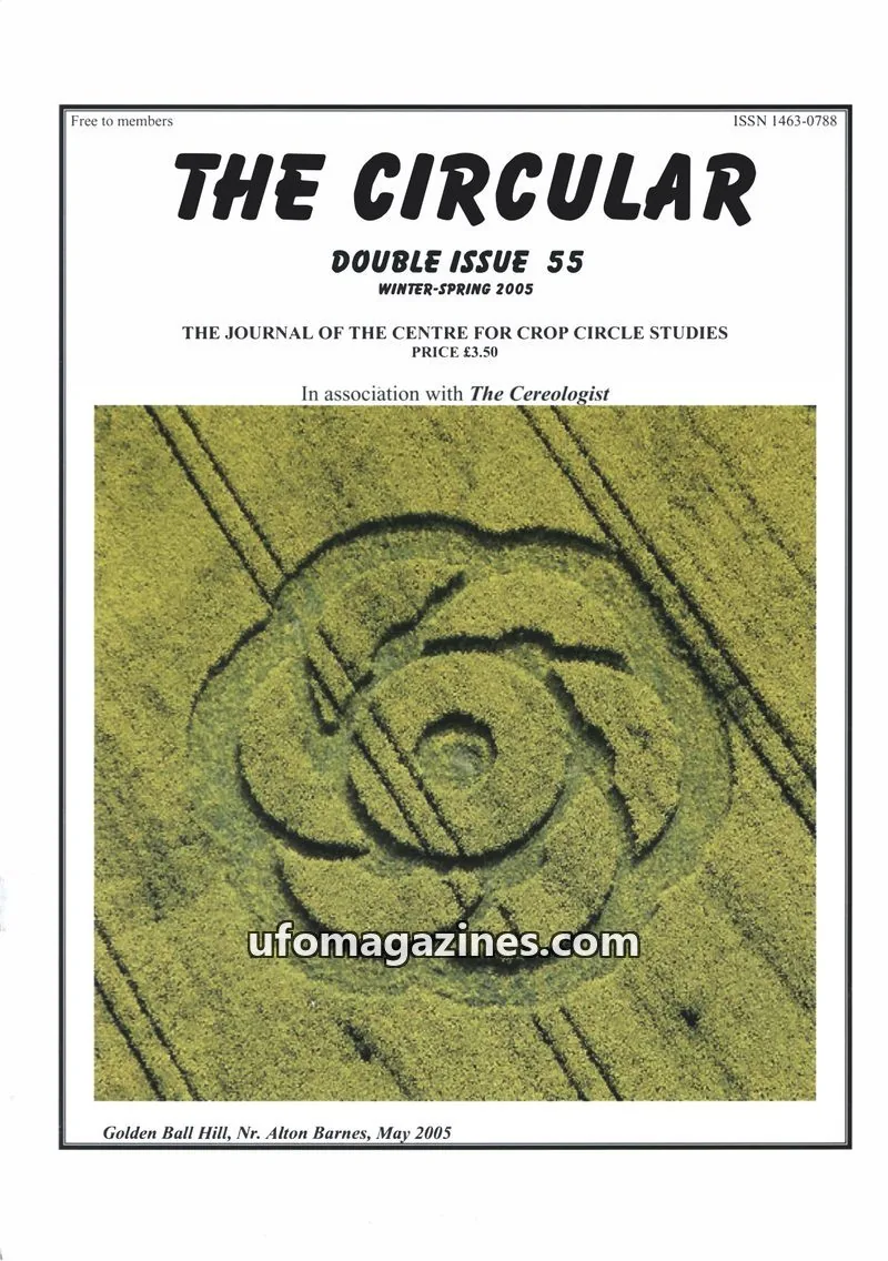Cover of Circular, The (Centre for Crop Circle Studies) issue 55: THE CIRCULAR