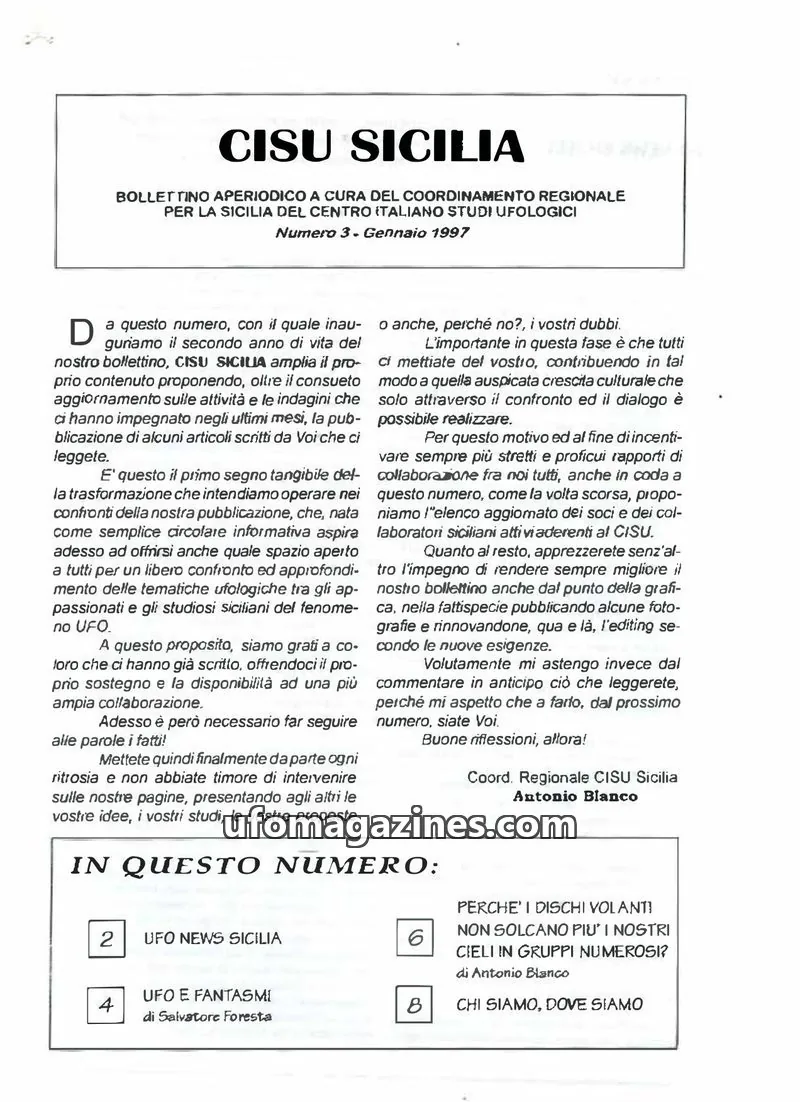 Cover of CISU Sicilia issue 3: CISU SICILIA
