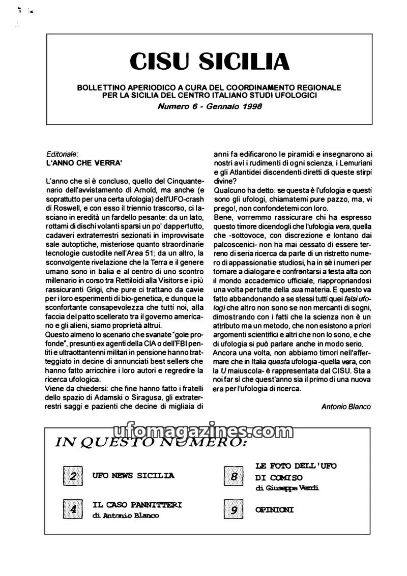 Cover of CISU Sicilia issue 6: CISU SICILIA