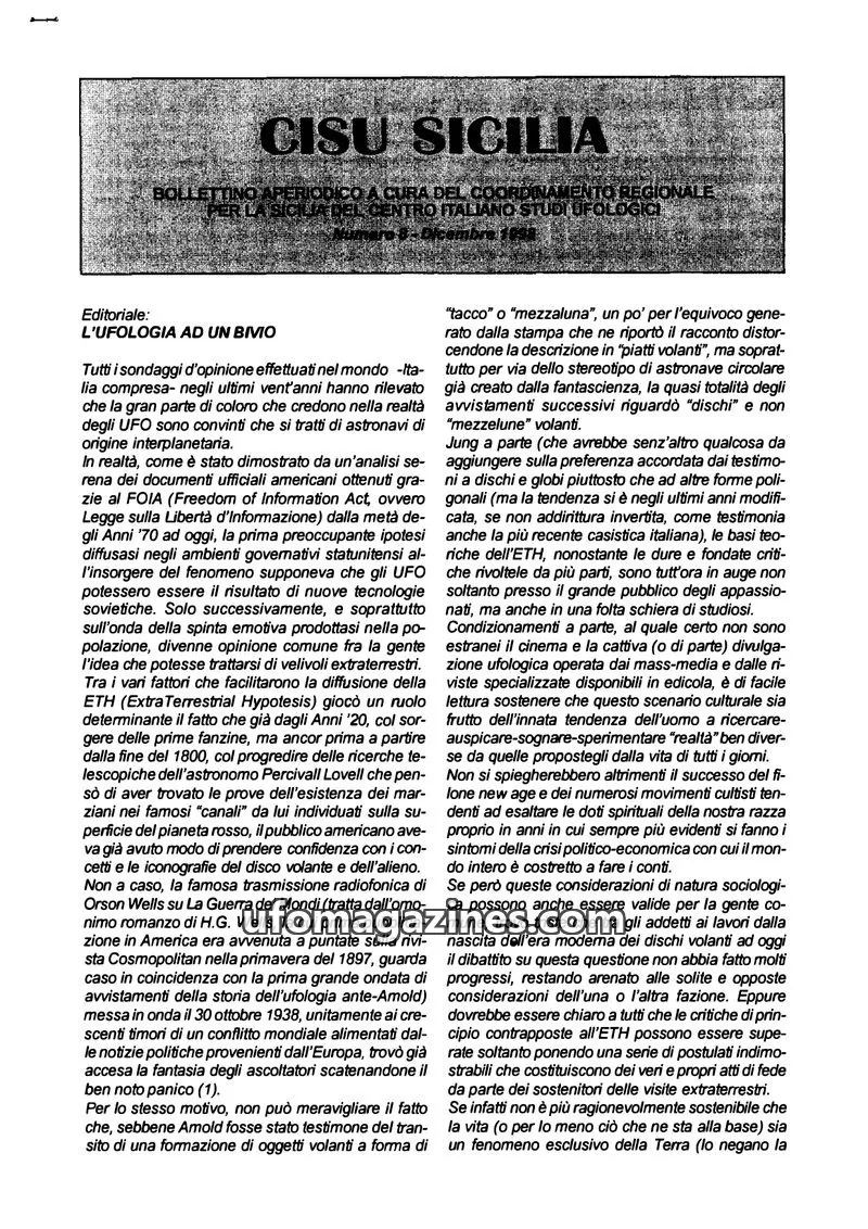 Cover of CISU Sicilia issue 8: CISU SICILIA