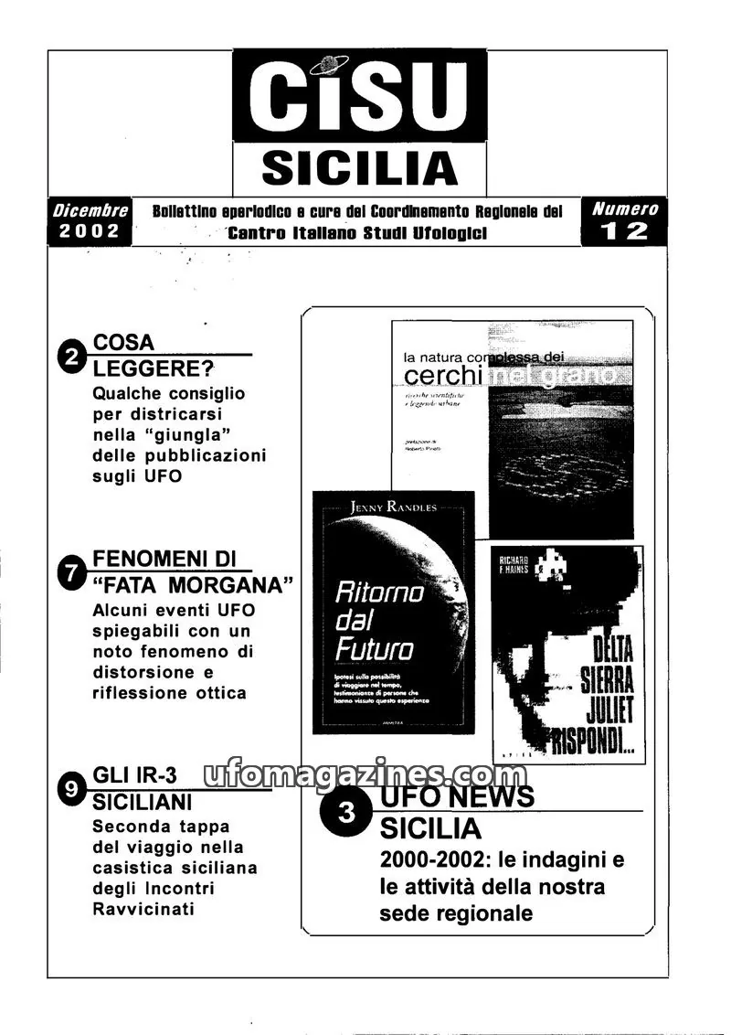 Cover of CISU Sicilia issue 12: CISU SICILIA