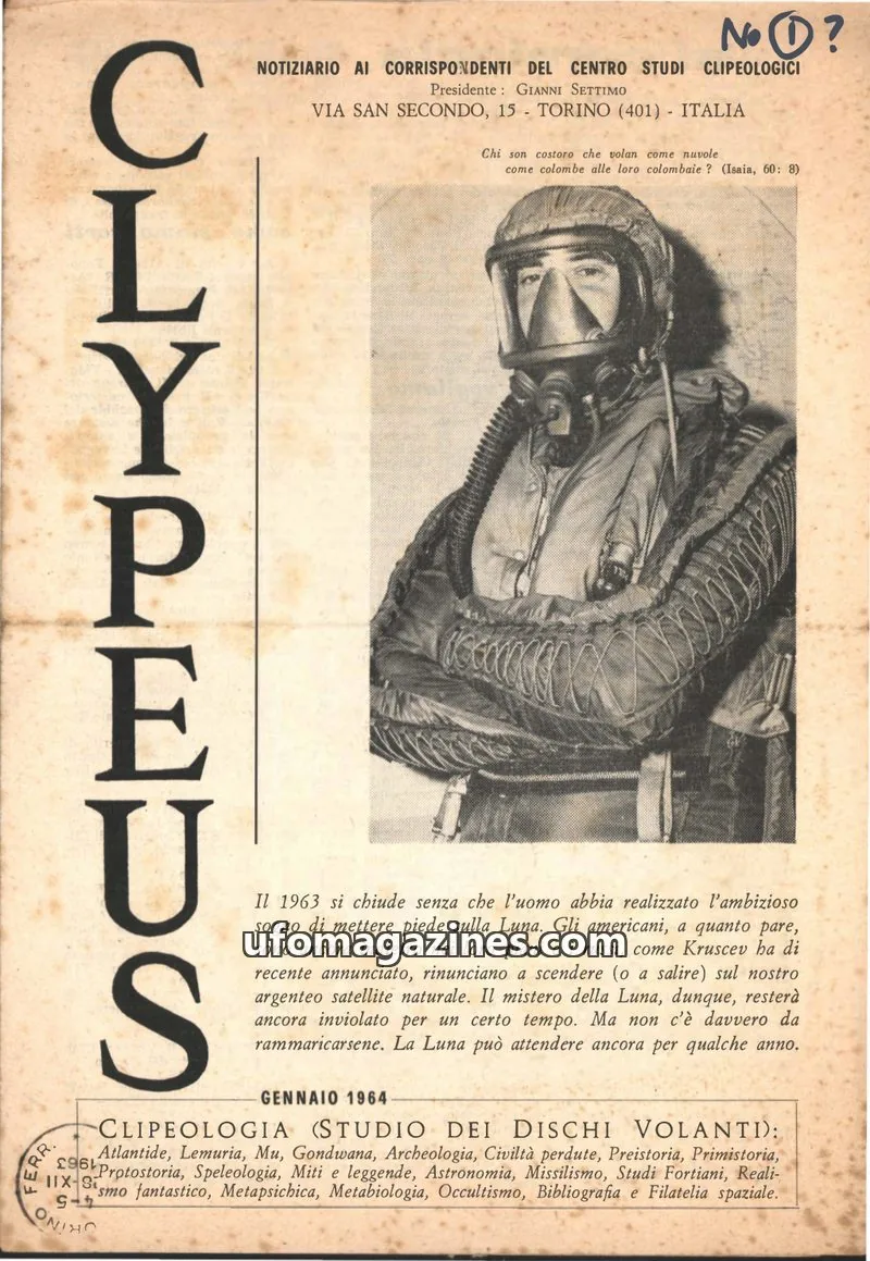 Cover of Clypeus issue 1: CLYPEUS