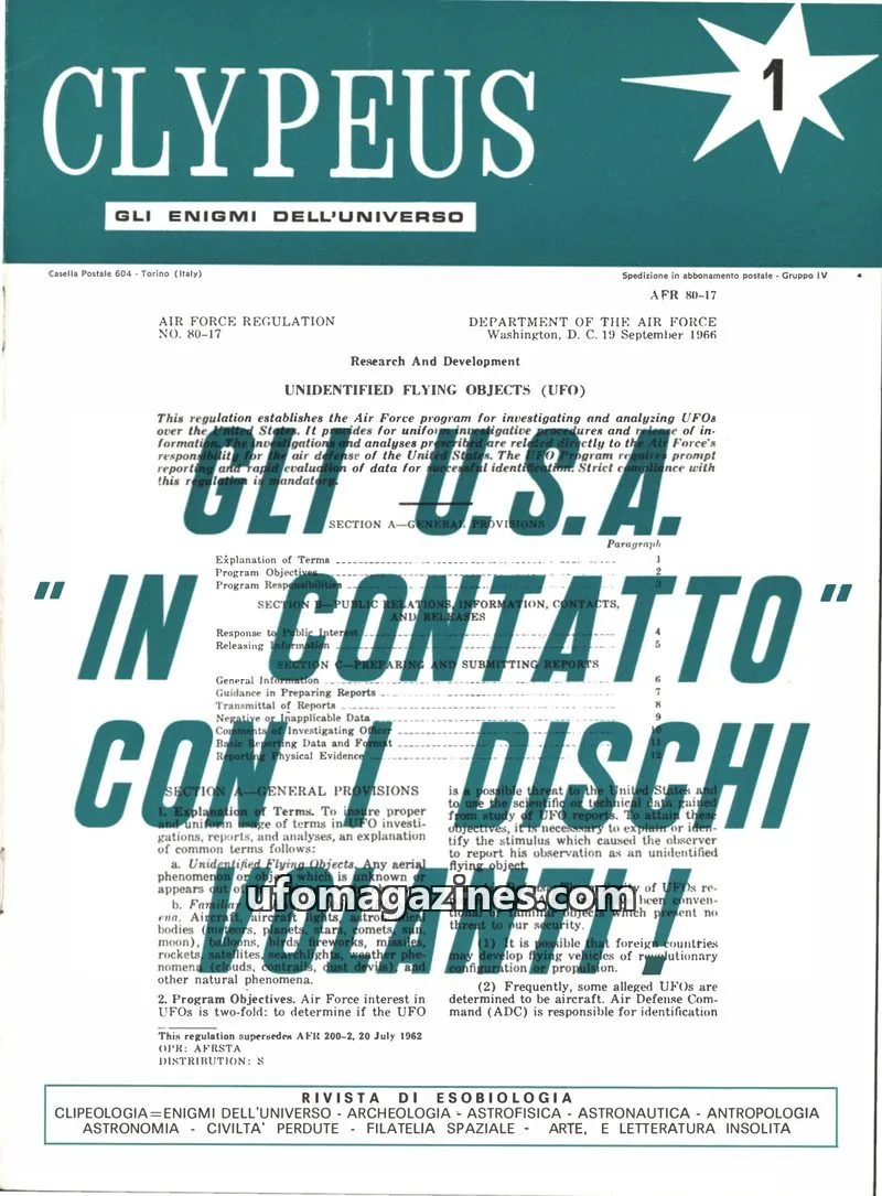 Cover of CLYPEUS issue 1: CLYPEUS