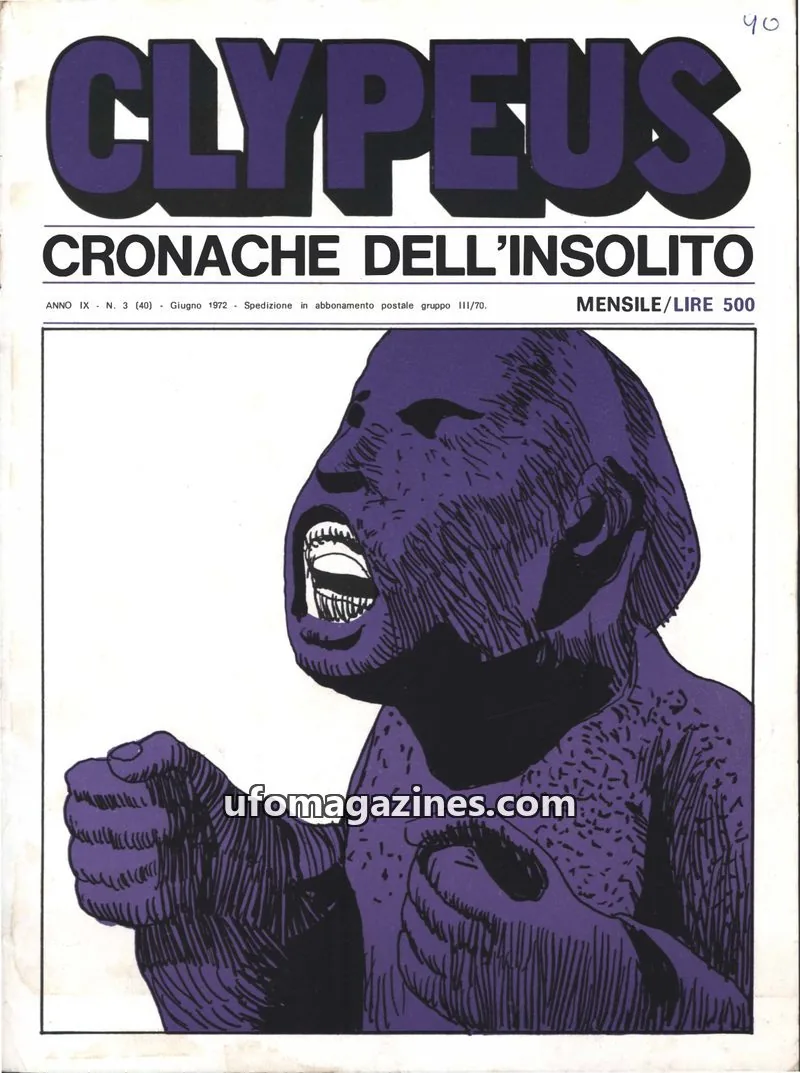 Cover of Clypeus issue N. 3 (40): CLYPEUS