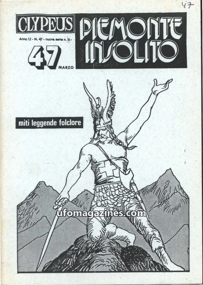 Cover of Clypeus issue 47: CLYPEUS PIEMONTE INSOLITO