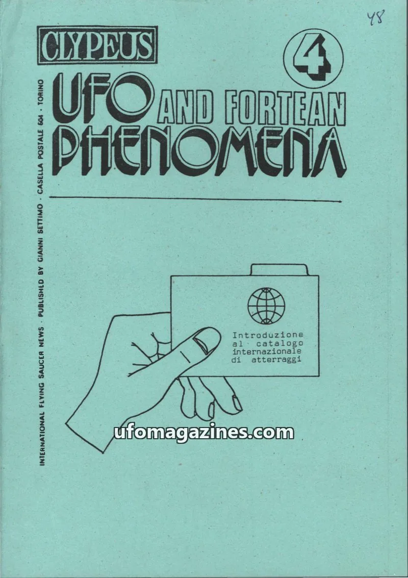 Cover of Clypeus issue 48: CLYPEUS UFO AND FORTEAN PHENOMENA