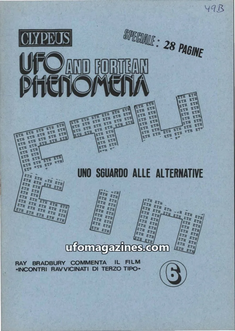 Cover of Clypeus issue 6: UFO AND FORTEAN PHENOMENA