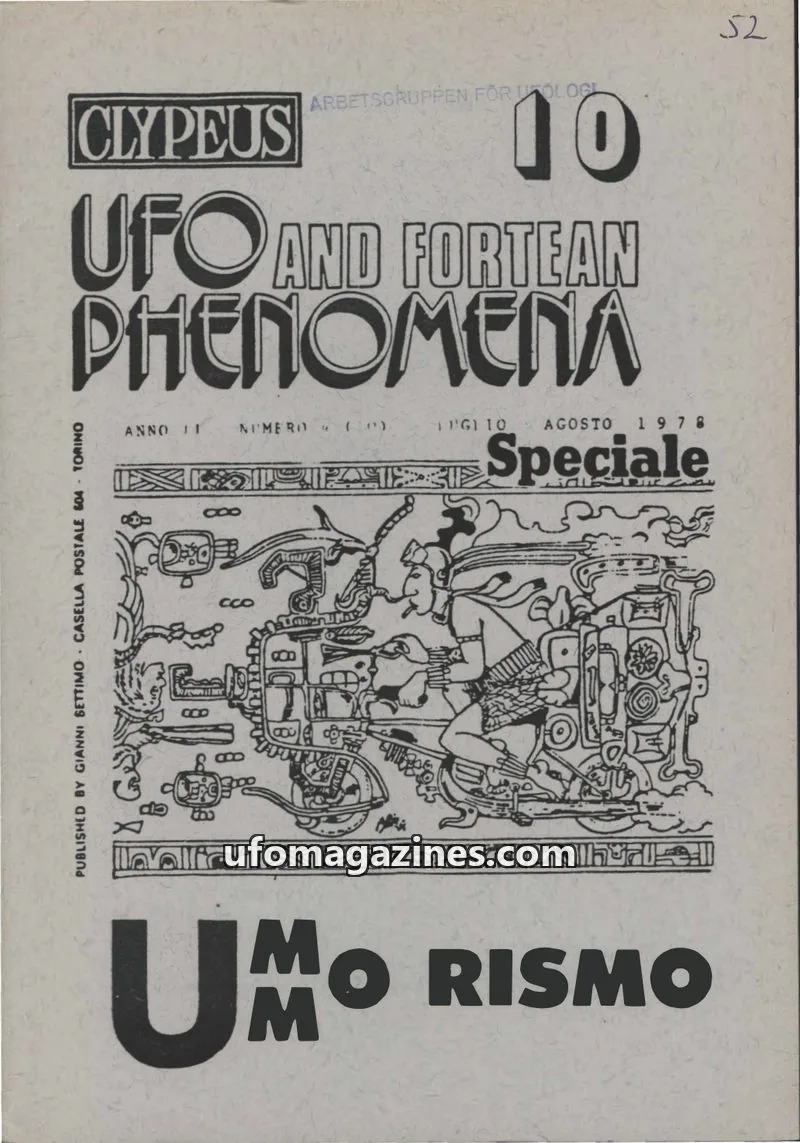 Cover of Clypeus issue 10: CLYPEUS UFO AND FORTEAN PHENOMENA