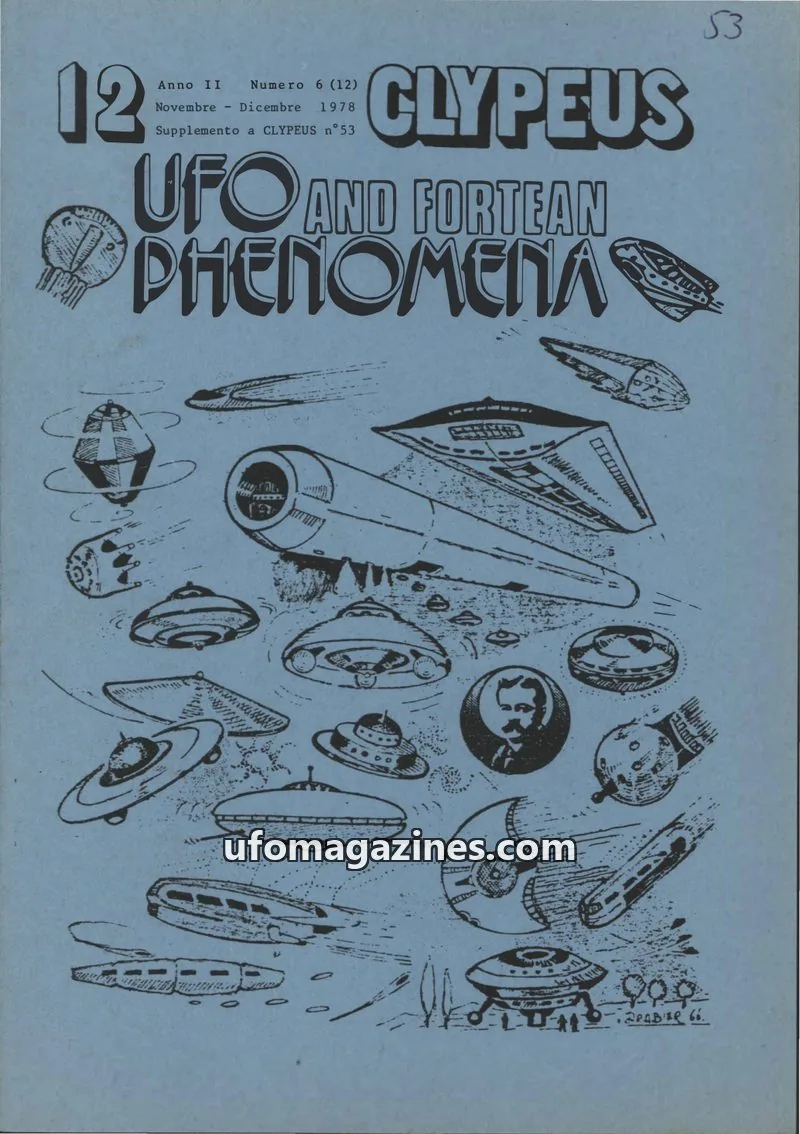 Cover of Clypeus issue 6 (12): CLYPEUS UFO AND FORTEAN PHENOMENA