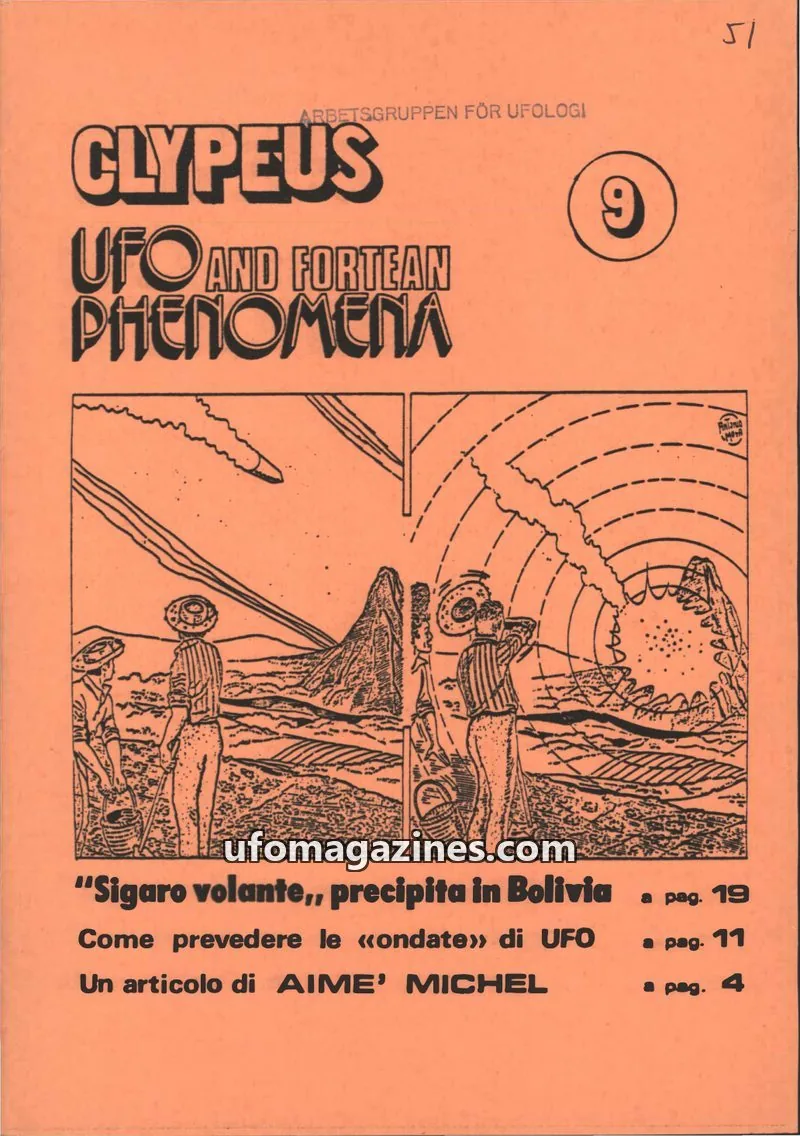 Cover of Clypeus issue 3 (9): CLYPEUS UFO AND FORTEAN PHENOMENA