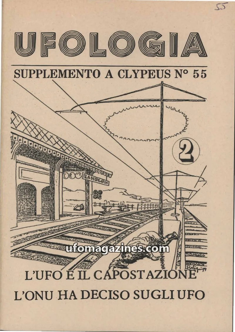Cover of CLYPEUS issue 55: UFOLOGIA