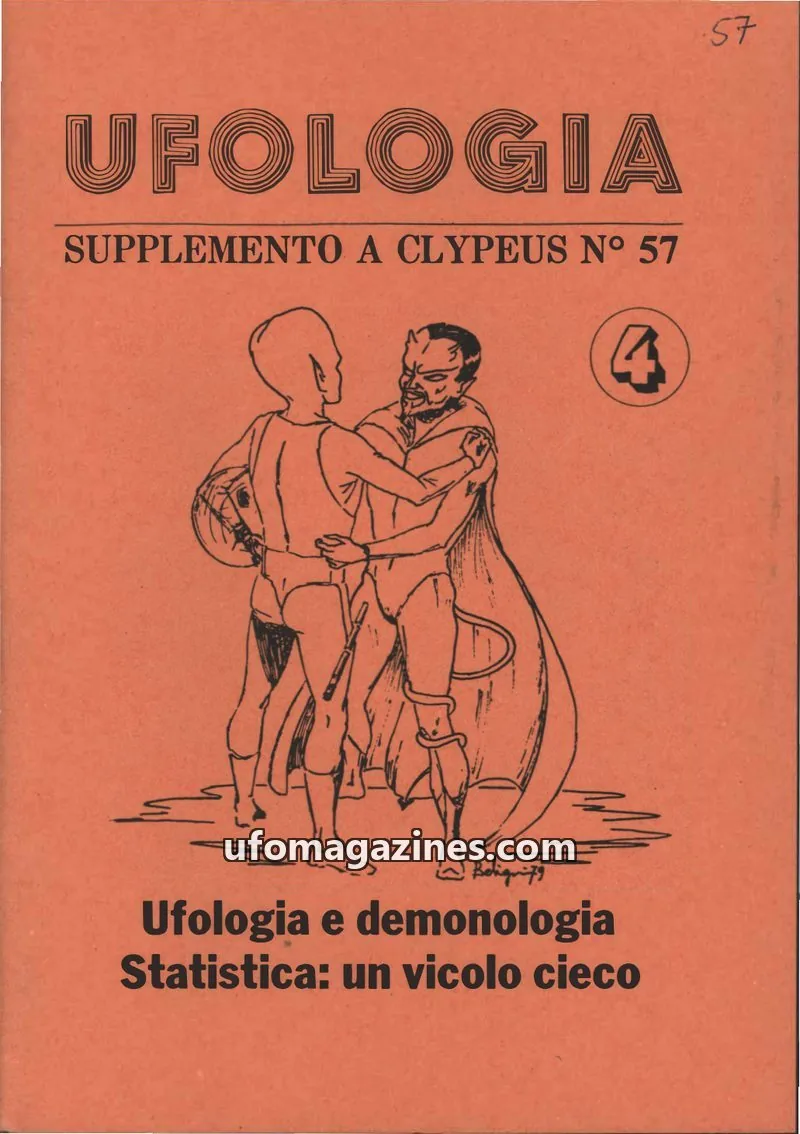 Cover of Clypeus issue 57: UFOLOGIA SUPPLEMENTO A CLYPEUS
