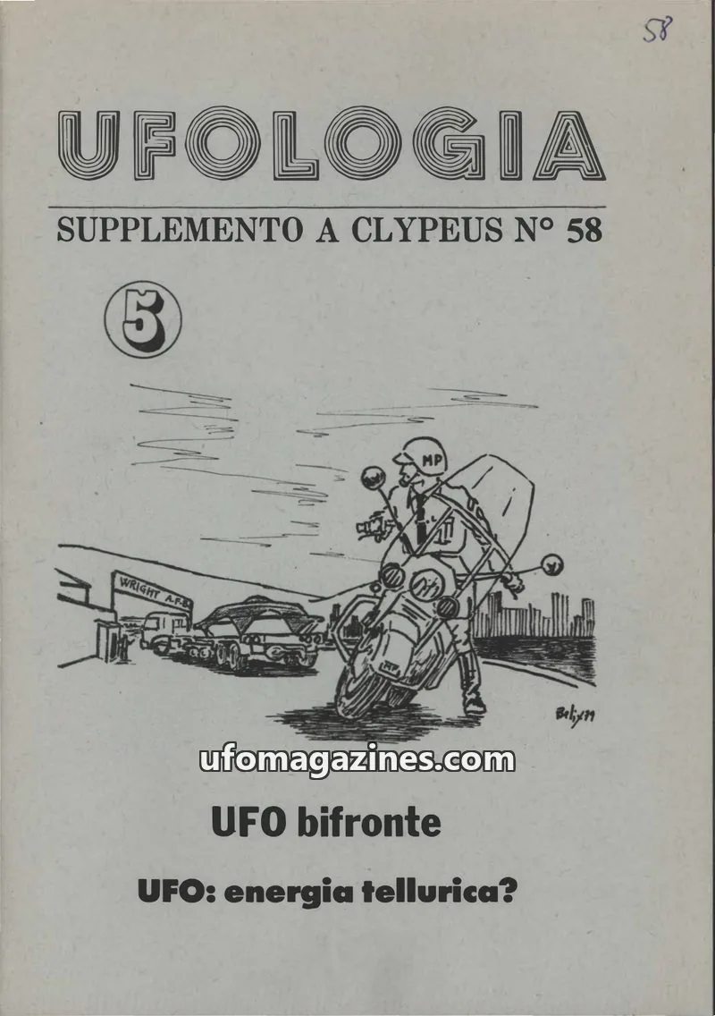 Cover of Clypeus issue 58: UFOLOGIA