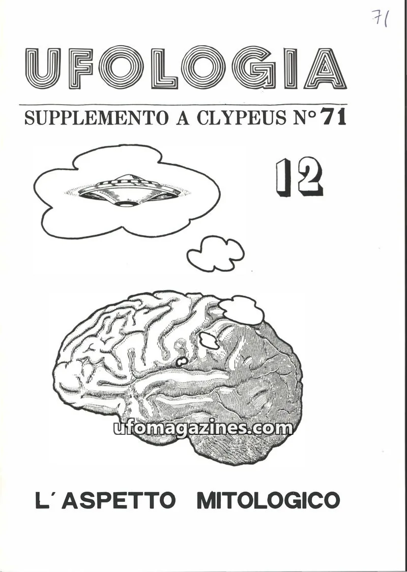 Cover of Clypeus issue N° 71: UFOLOGIA