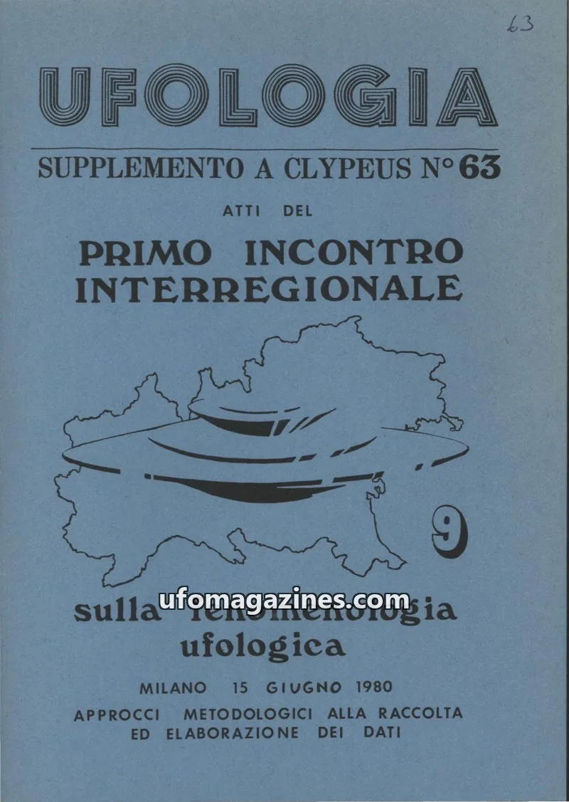 Cover of CLYPEUS issue N° 63: UFOLOGIA