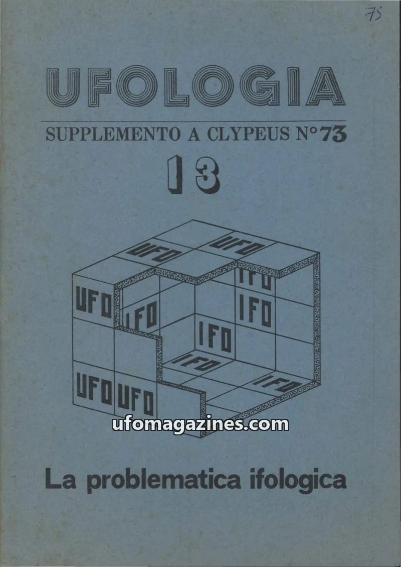 Cover of Clypeus issue 13: UFOLOGIA