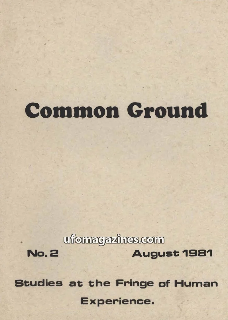 Cover of Common Ground (Kevin McClure) issue No. 2: Common Ground