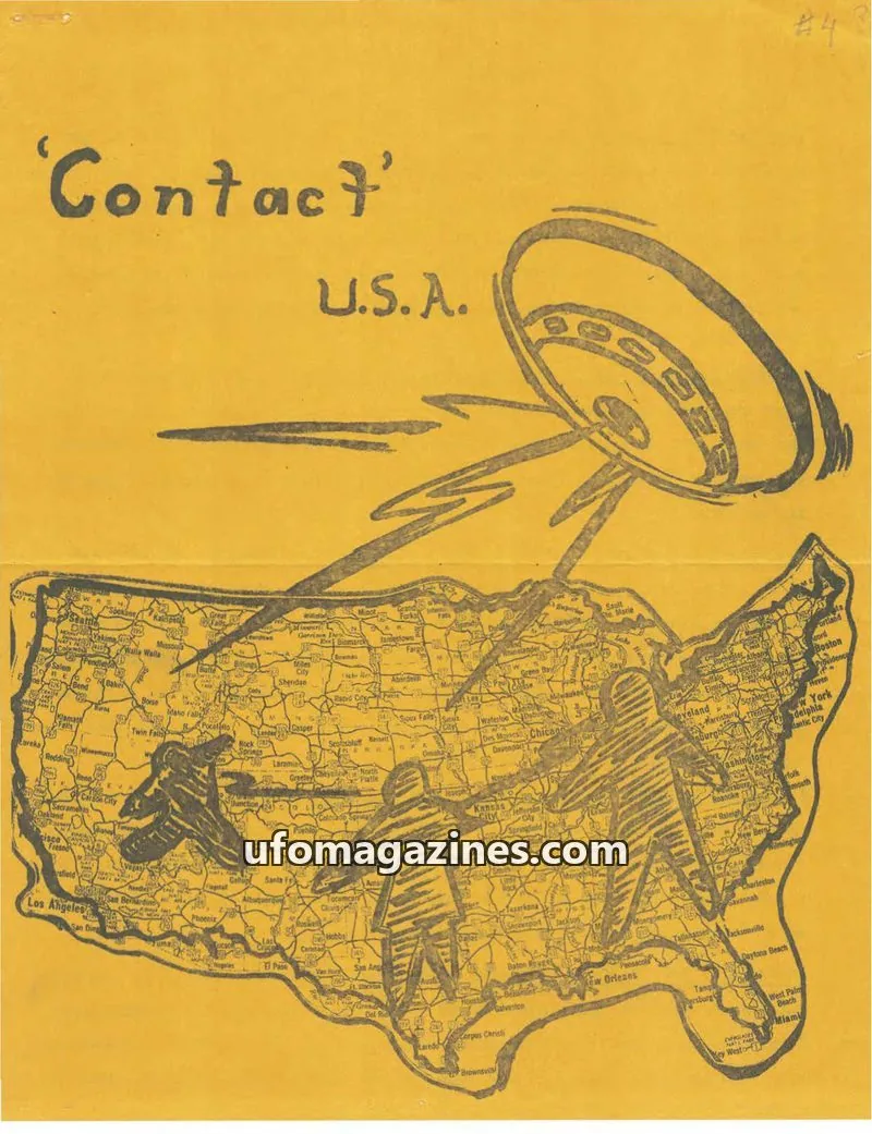 Cover of Contact USA (Madeline Teagle) issue 2: 'Contact' U.S.A.