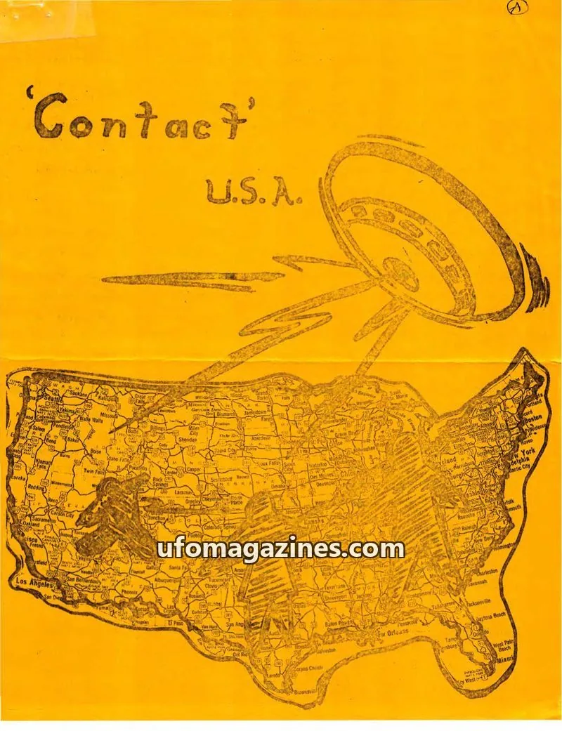 Cover of Contact USA (Madeline Teagle) issue U.S.A.: Contact