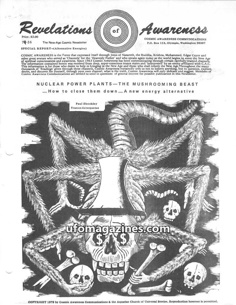 Cover of Cosmic Awareness issue 79-26: Revelations of Awareness