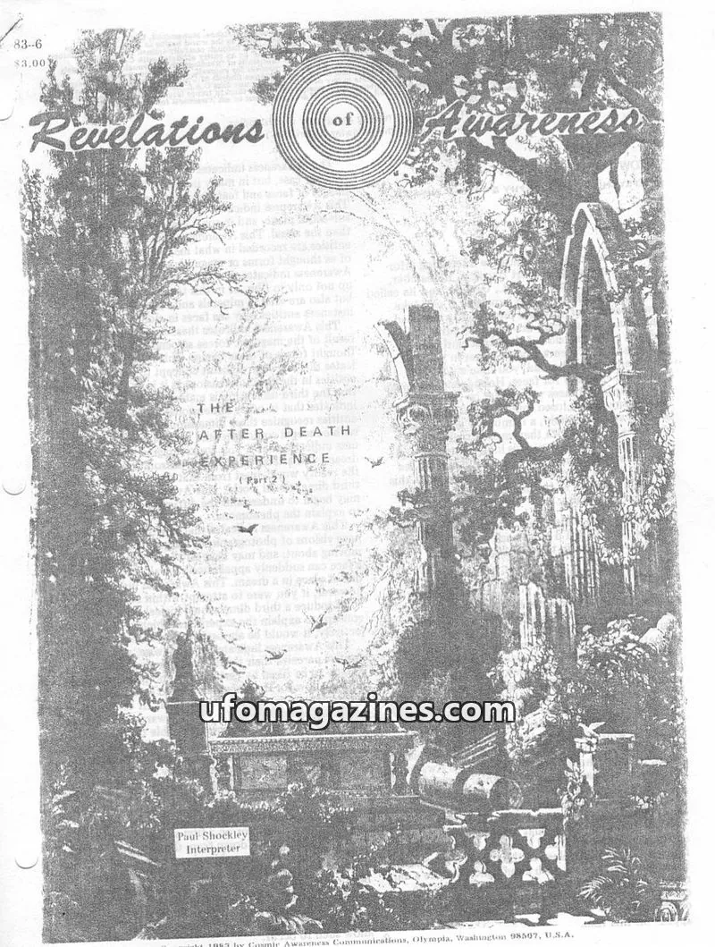 Cover of Cosmic Awareness issue 83-6: Revelations of Awareness