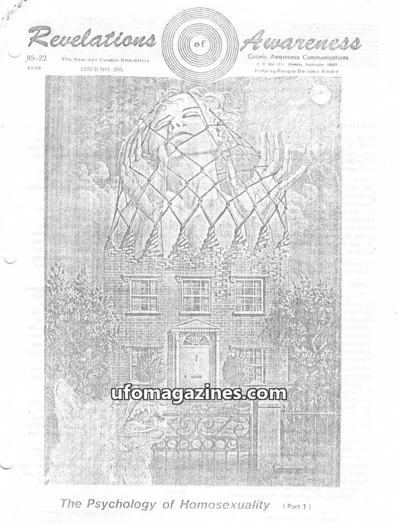 Cover of Cosmic Awareness issue NO. 285: Revelations of Awareness