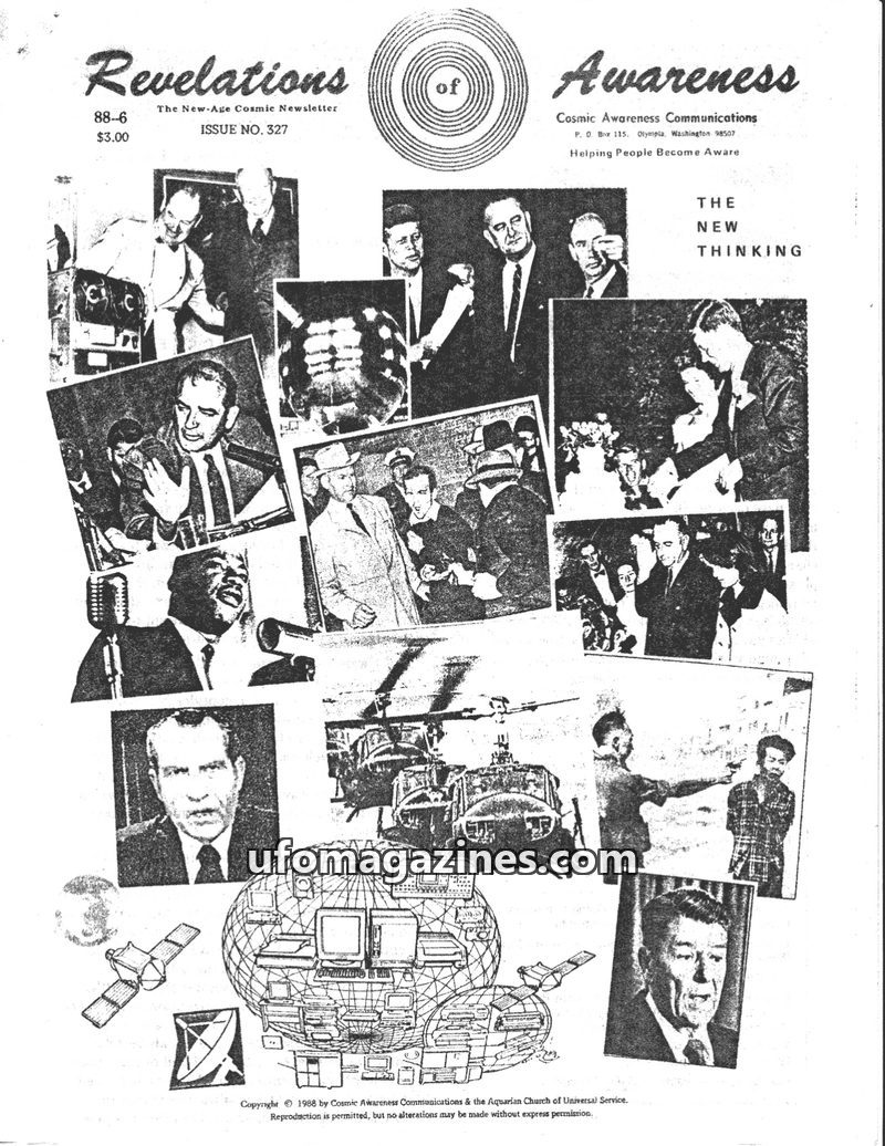 Cover of Cosmic Awareness - 1988 06 how consciousness has changed in last 3 decades