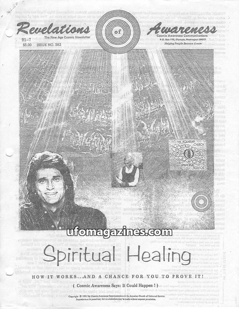 Cover of Cosmic Awareness issue NO. 382: Revelations of Awareness