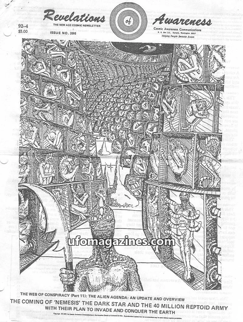 Cover of Cosmic Awareness issue 396: Revelations of Awareness