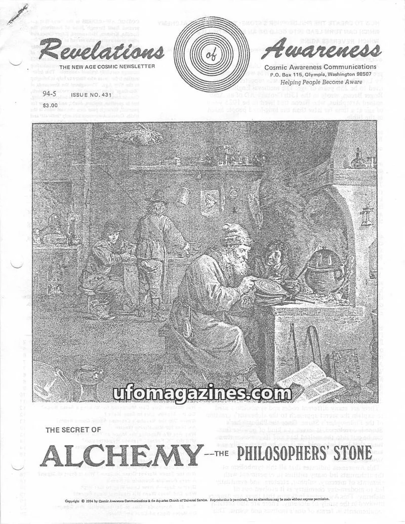 Cover of Cosmic Awareness issue 431: Revelations of Awareness