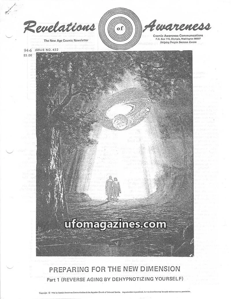 Cover of Cosmic Awareness issue 432: Revelations of Awareness