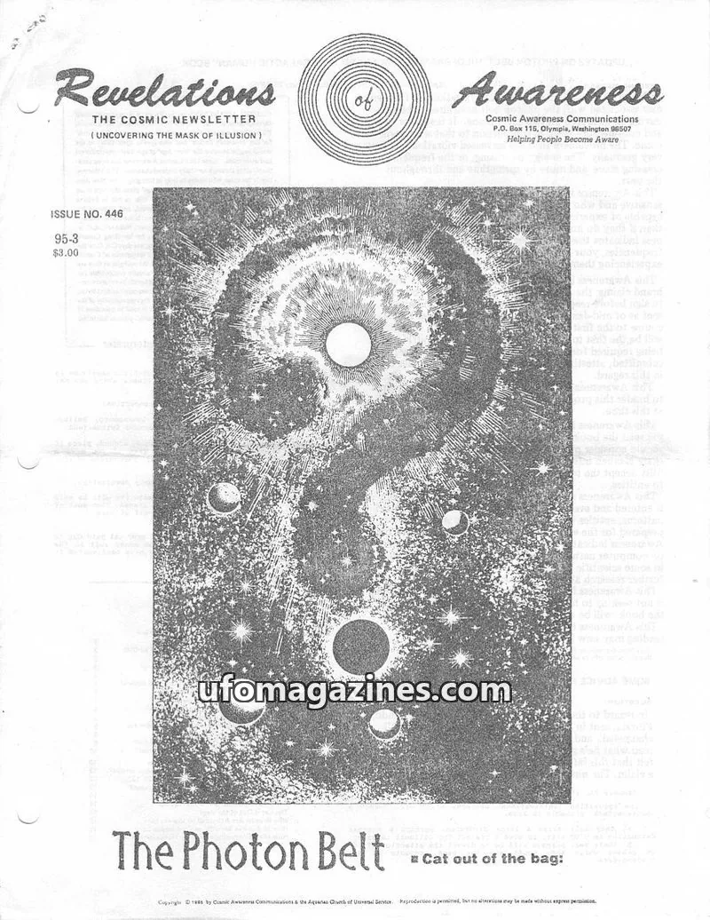 Cover of Cosmic Awareness issue 446: Revelations of Awareness