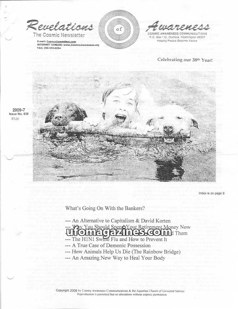 Cover of Cosmic Awareness issue 638: Revelations of Awareness
