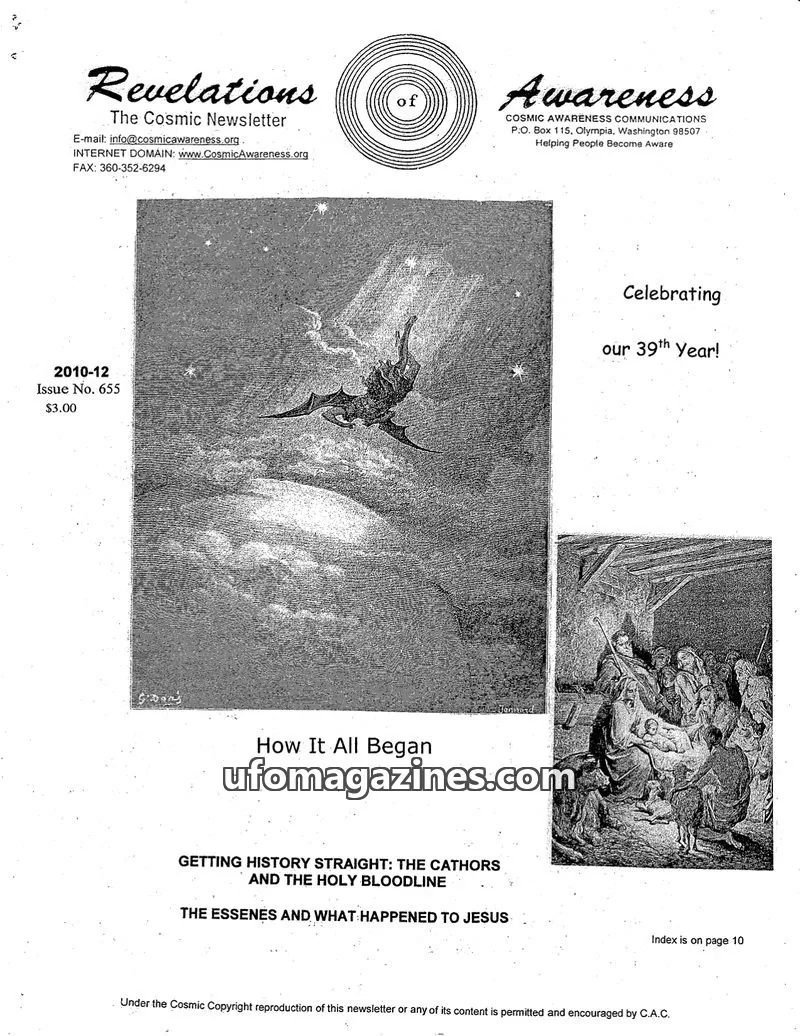 Cover of Cosmic Awareness issue 655: Revelations of Awareness