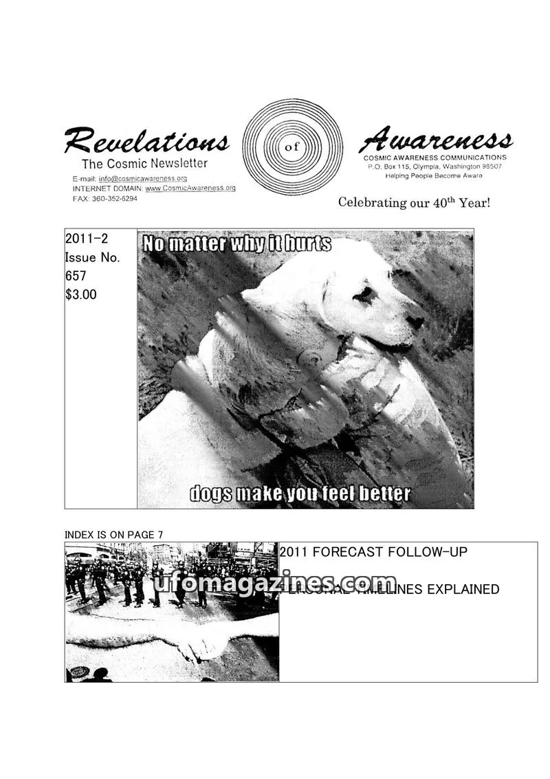 Cover of Cosmic Awareness issue 657: Revelations of Awareness