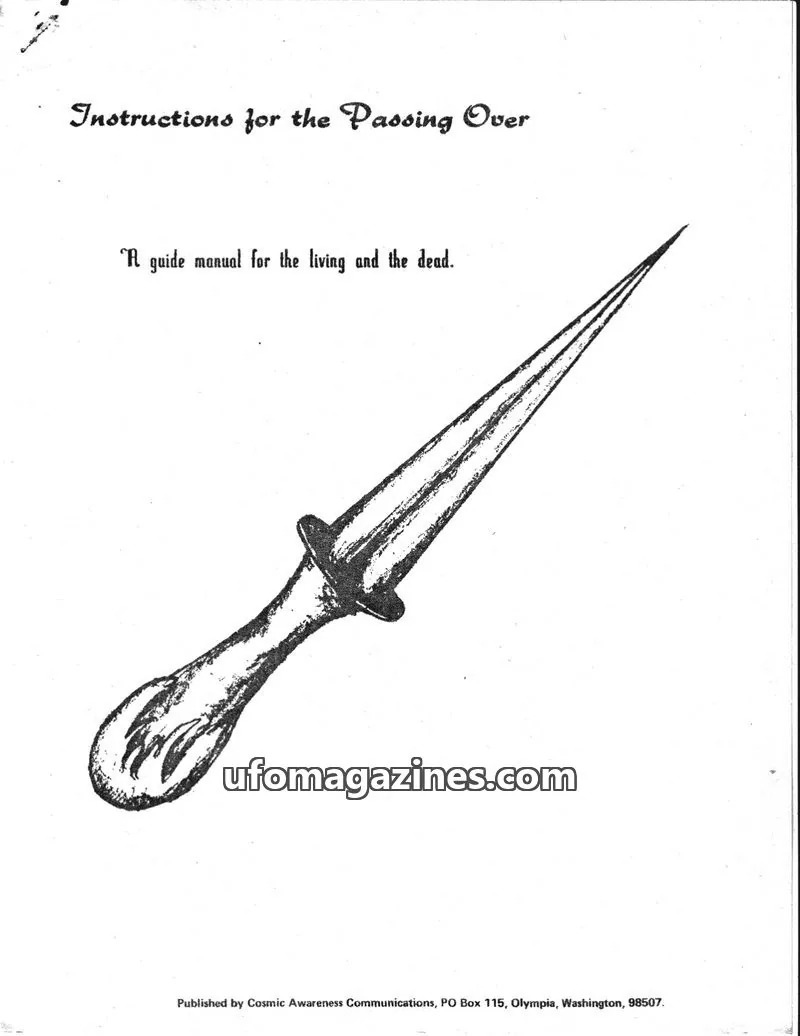 Cover of Cosmic Awareness: Instructions for the Passing Over