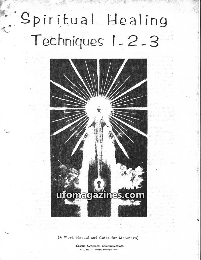 Cover of Cosmic Awareness issue 1-2-3: Spiritual Healing Techniques 1-2-3