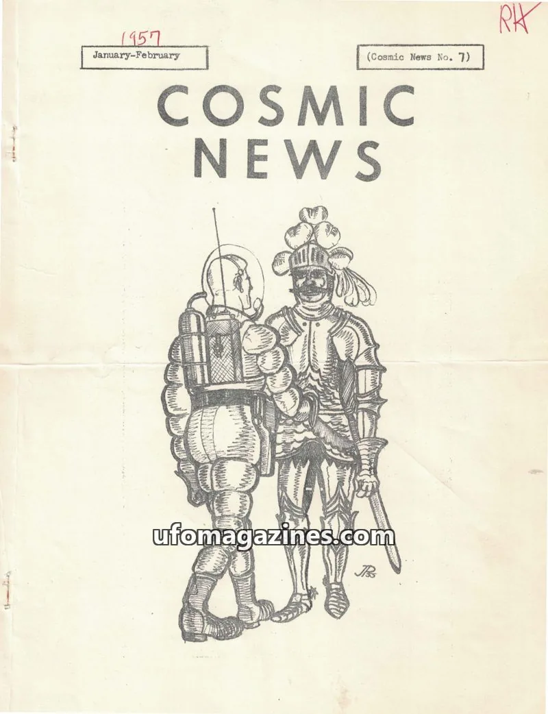 Cover of Cosmic News (Pierce and Neuberger) issue 7: COSMIC NEWS