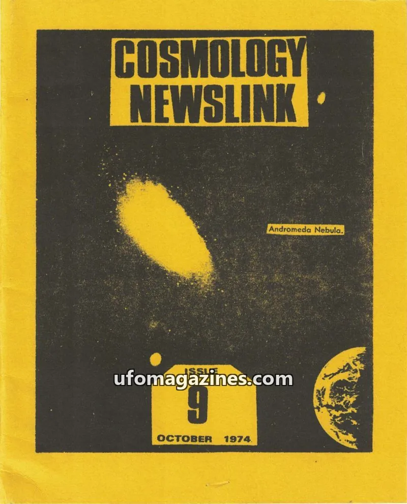 Cover of Cosmology Newslink (Ed Harris) issue 9: COSMOLOGY NEWSLINK
